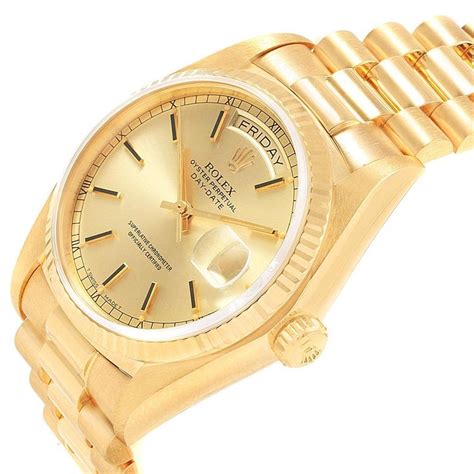 rolex 18 karat gold watches|18k gold Rolex watch bands.